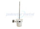 5-3/5&quot; Width Polished Chrome Zamak 6900 Series Collection Toilet Brush Holder